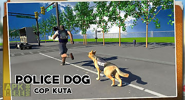 Police dog chase: crime city