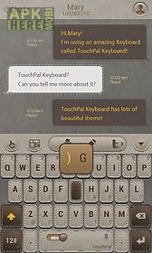 cool touchpal leather theme