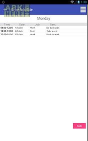 scheduled me - organize your schedule