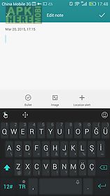 turkish for touchpal keyboard
