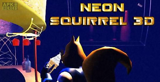 neon squirrel 3d
