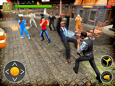 angry mafia fighter attack 3d