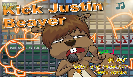 kick justin beaver