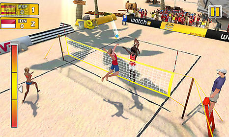 beach volleyball 3d