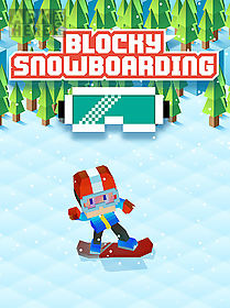 blocky snowboarding
