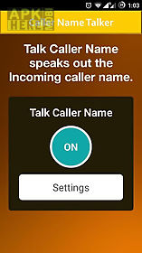 caller name talkeradvance