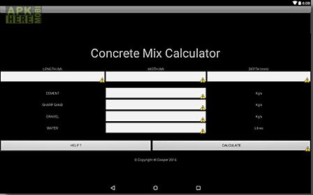 concrete mix calculator (uk)