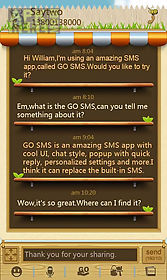 go sms pro garden free theme