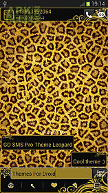 theme leopard for go sms pro