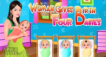 Woman gives birth four babies