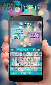 free z glass go keyboard theme