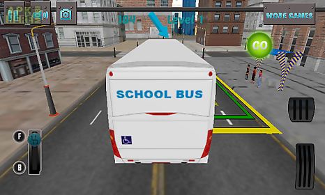 3d school bus driving