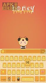 honey theme for emoji keyboard