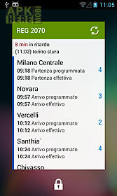 train timetable italy widgets