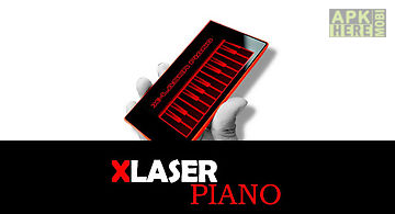 X-laser piano simulated