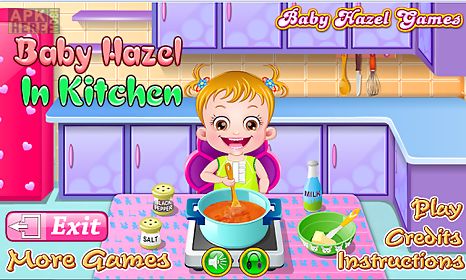 baby hazel kitchen time