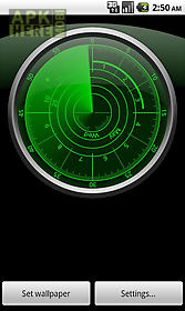 radar clock livewallpaper