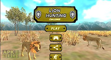 Lion hunting challenge 3d