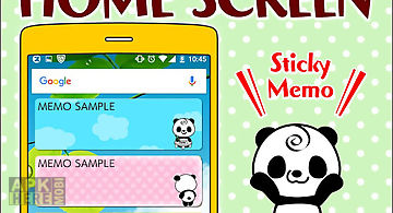 Memo pad panda (sticky) note