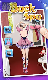 princess back spa -girls games