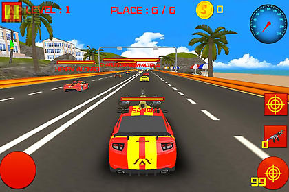 miami beach: car death race 3d
