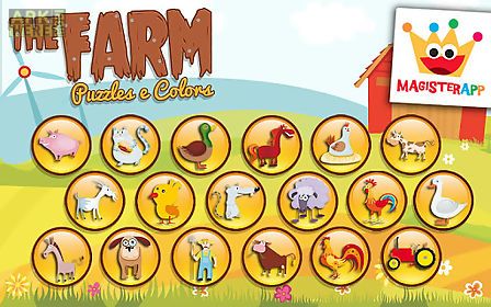 the farm - puzzles kids games