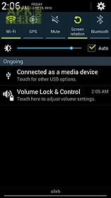 volume lock control