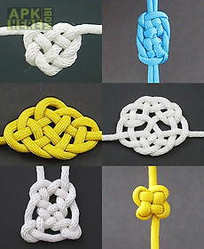 macrame knots tying nylon cord