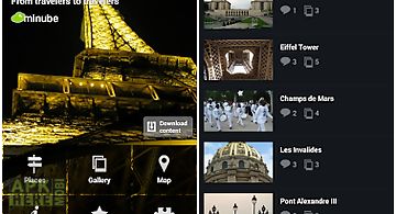 Paris city map guide travel
