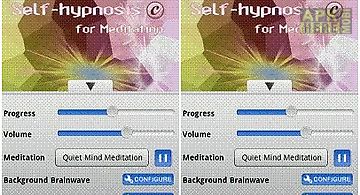 Self-hypnosis for meditation