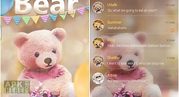 (free) go sms pro bear theme