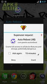 auto reboot (root only)