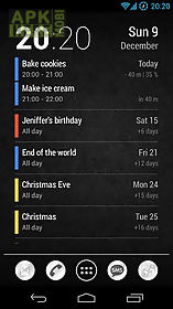 neat calendar widget