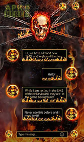 (free) go sms pro fire theme
