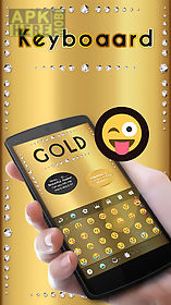 gold go keyboard theme