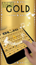 gold go keyboard theme