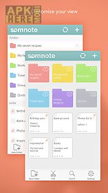 somnote - beautiful note app