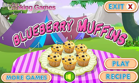 blue berry muffins cooking