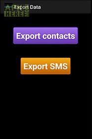 export contacts & data in csv