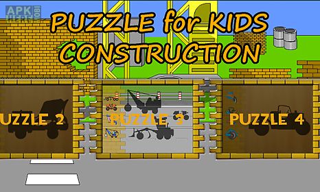 kids puzzle - construction