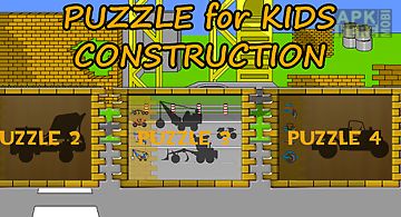 Kids puzzle - construction