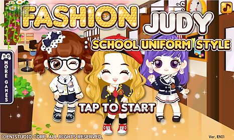 fashion judy: school uniform