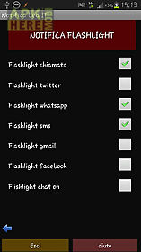 flashlight notification