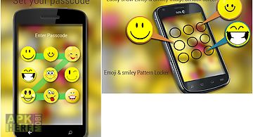 Emoji and smiley lock screen