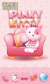 pinky kitty go launcher theme