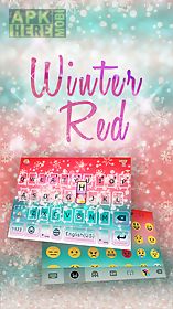 winter red kika keyboard