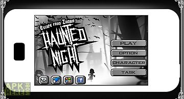 Haunted night - running game
