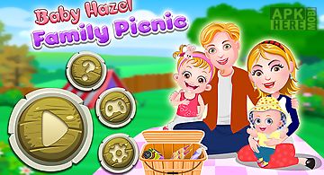 Baby hazel family picnic