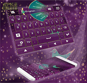 keyboard purple