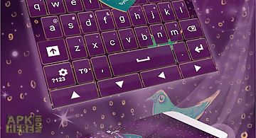 Keyboard purple